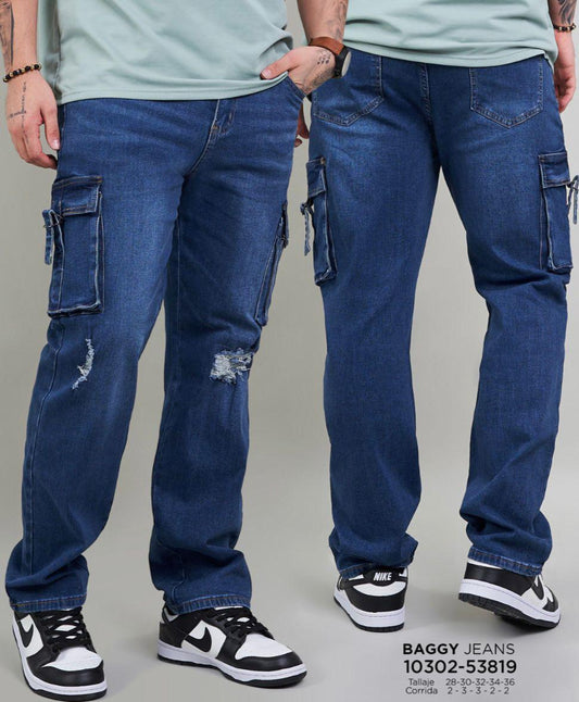 Baggy Jeans azul