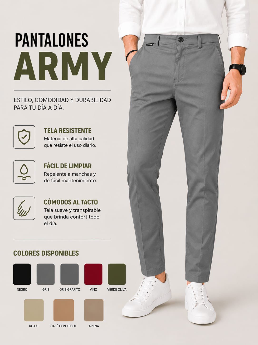 PANTALÓN ARMY