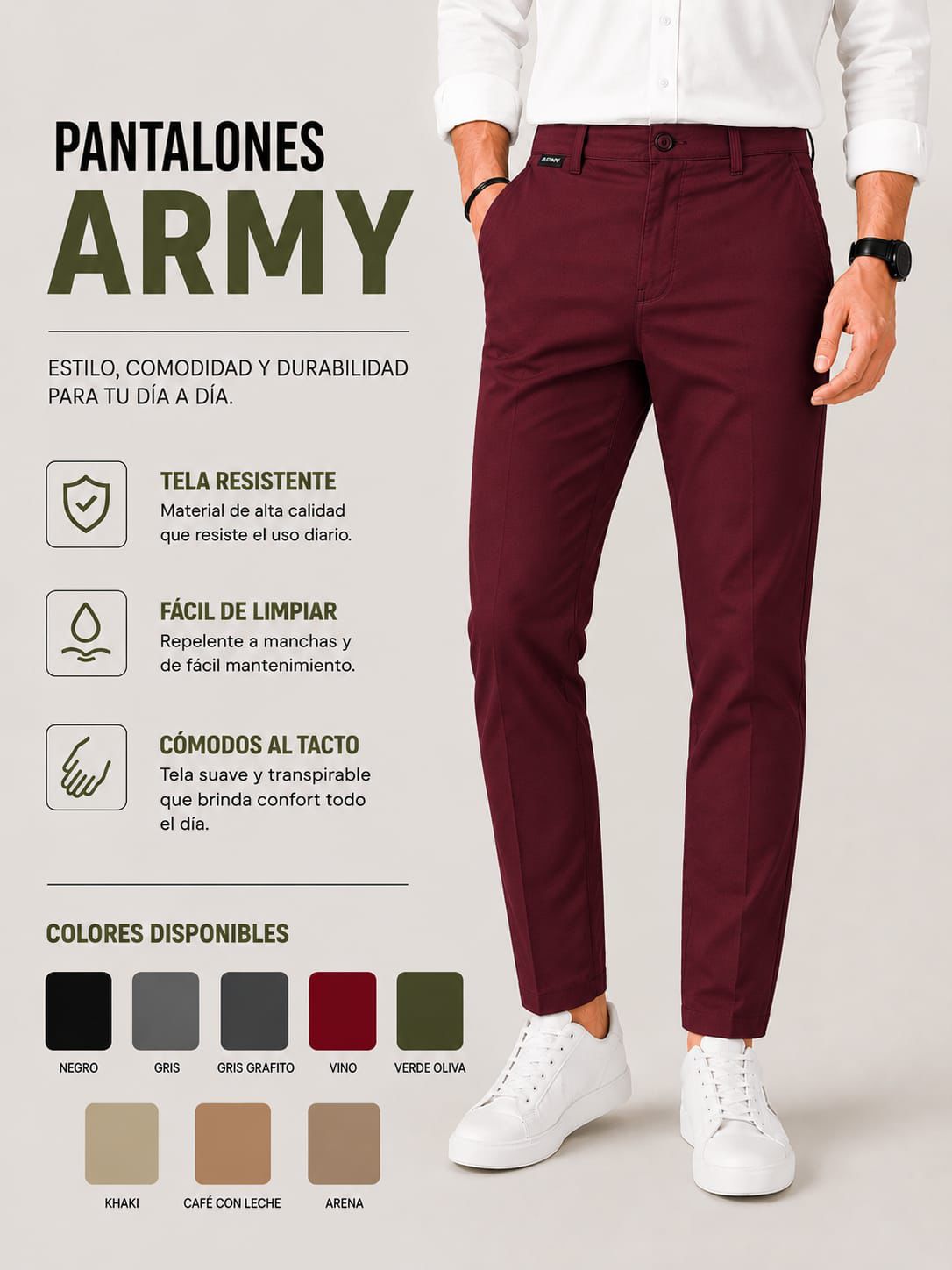 PANTALÓN ARMY