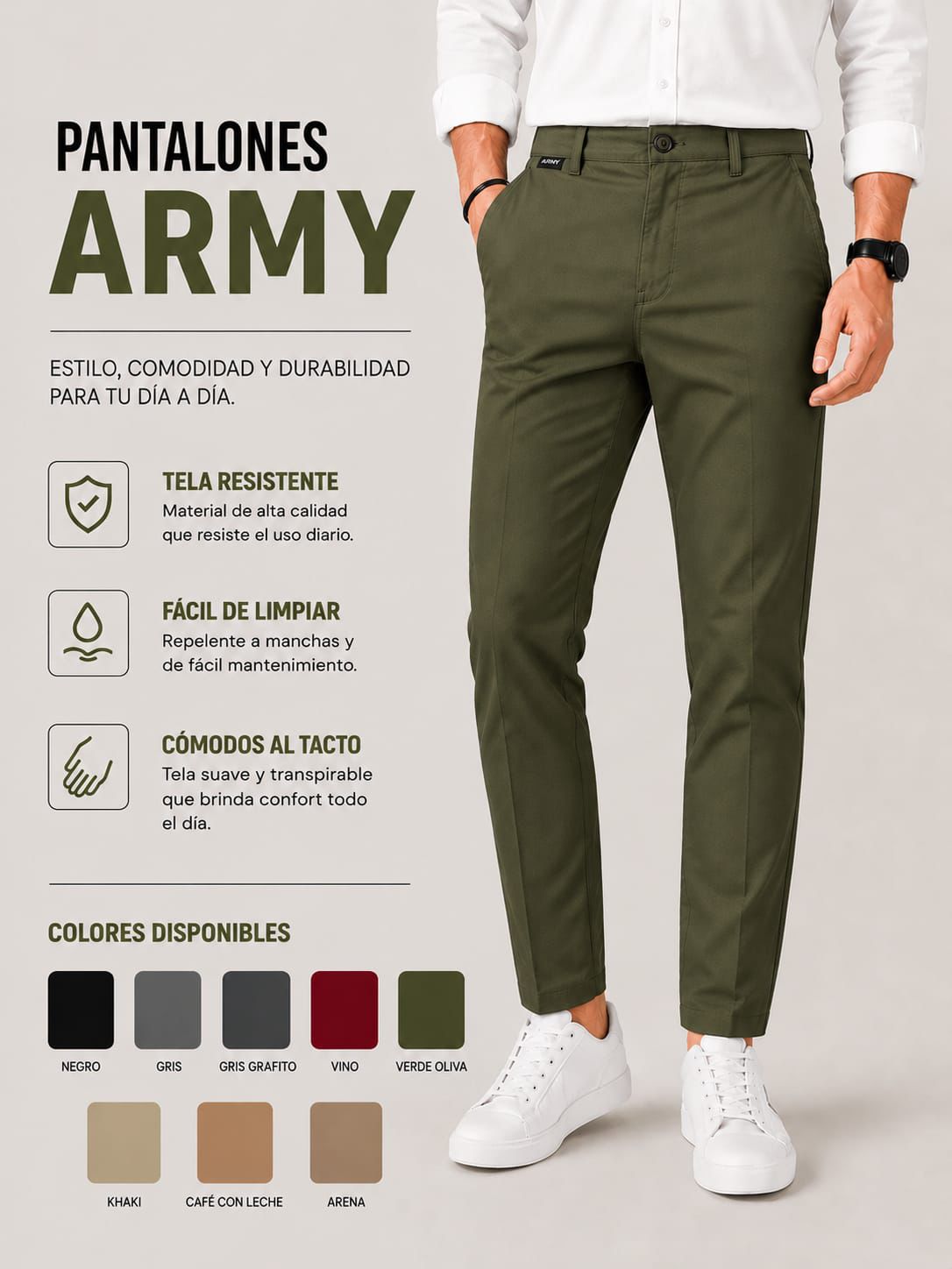 PANTALÓN ARMY