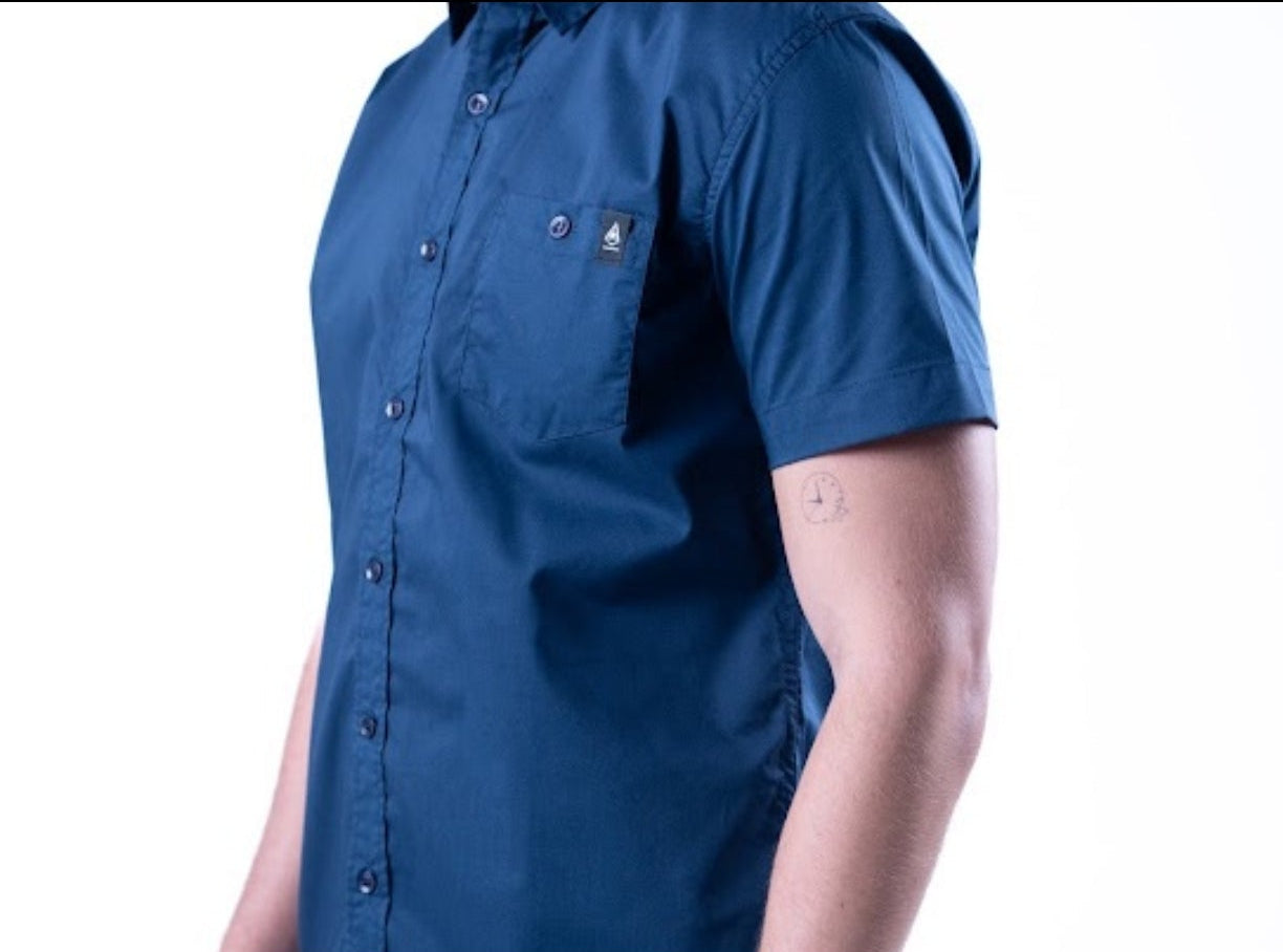 Camisa de Botones Black Out
